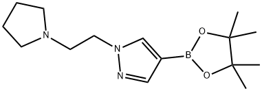 1-(2-(Pyrrolidin-1-yl)ethyl)-4-(4,4,5,5-tetramethyl-1,3,2-dioxaborolan-2-yl)-1H-pyrazole