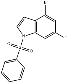 1-(benzenesulfonyl)-4-bromo-6-fluoro-1H-indole