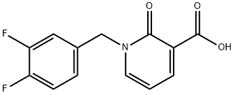 1-(3,4-Difluorobenzyl)-2-oxo-1,2-dihydropyridine-3-carboxylic acid