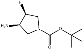 tert-butyl (3R,4S)-3-amino-4-fluoropyrrolidine-1-carboxylate