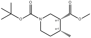 1-tert-butyl 3-methyl (3R,4R)-rel-4-methylpiperidine-1,3-dicarboxylate