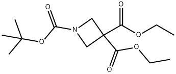 1-tert-butyl 3,3-diethyl azetidine-1,3,3-tricarboxylate