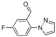 5-Fluoro-2-(1H-pyrazol-1-yl)benzaldehyde