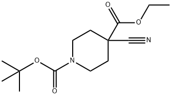 1-tert-Butyl 4-ethyl 4-cyanopiperidine-1,4-dicarboxylate