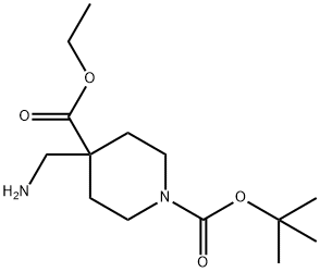 1-tert-Butyl 4-ethyl 4-(aminomethyl)piperidine-1,4-dicarboxylate