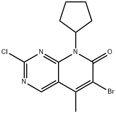 6-bromo-2-chloro-8-cyclopentyl-5-methyl-7H,8H-pyrido[2,3-d]pyrimidin-7-one