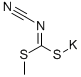Cyanimidodithiocarbonic acid S-methyl ester S-potassium salt