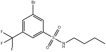 N-Butyl 3-bromo-5-(trifluoromethyl)benzenesulfonamide