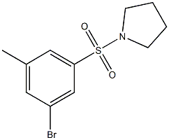 1-(3-Bromo-5-methylphenylsulfonyl)pyrrolidine