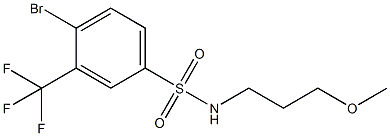 N-(3-Methoxypropyl) 4-bromo-3-trifluoromethylbenzenesulfonamide