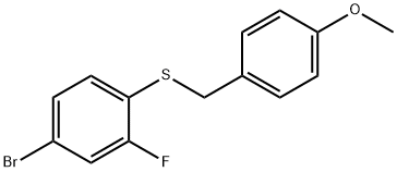 (4-Bromo-2-fluorophenyl)(4-methoxybenzyl)sulfane