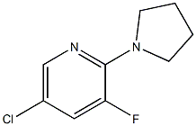 5-Chloro-3-fluoro-2-(pyrrolidin-1-yl)pyridine