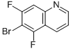 6-Bromo-5,7-difluoroquinoline