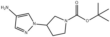 tert-butyl 3-(4-amino-1H-pyrazol-1-yl)pyrrolidine-1-carboxylate