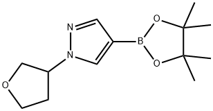 1-(oxolan-3-yl)-4-(tetramethyl-1,3,2-dioxaborolan-2-yl)-1H-pyrazole