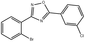 3-(2-Bromophenyl)-5-(3-chlorophenyl)-1,2,4-oxadiazole