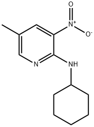 2-Cyclohexylamino-5-methyl-3-nitropyridine