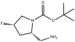 tert-butyl (2S,4S)-2-(aminomethyl)-4-fluoropyrrolidine-1-carboxylate
