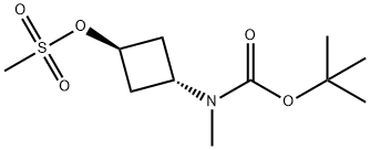 tert-butyl N-methyl-N-[(1r,3r)-3-(methanesulfonyloxy)cyclobutyl]carbamate
