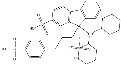 Dicyclohexyl-{2-sulfo-9-[3-(4-sulfo-phenyl)propyl]