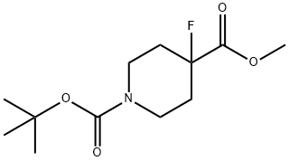 1-tert-butyl 4-methyl 4-fluoropiperidine-1,4-dicarboxylate