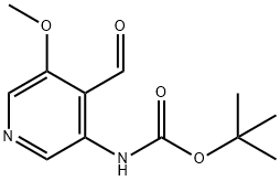 tert-Butyl 4-formyl-5-methoxypyridin-3-ylcarbamate