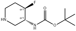 tert-butyl N-[trans-4-fluoropiperidin-3-yl]carbamate