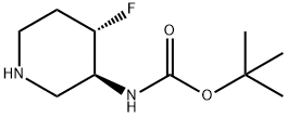 tert-butyl N-[(3S,4S)-4-fluoropiperidin-3-yl]carbamate