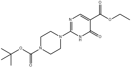 Ethyl 2-(4-(t-BOC)piperazin-1-yl)-4-hydroxypyrimidine-5-carboxylate