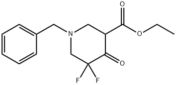 ethyl 1-benzyl-5,5-difluoro-4-oxopiperidine-3-carboxylate