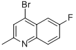 4-Bromo-6-fluoro-2-methylquinoline
