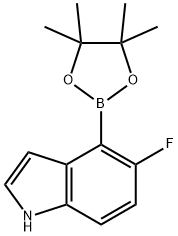 5-fluoro-4-(tetramethyl-1,3,2-dioxaborolan-2-yl)-1H-indole
