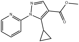 Methyl 5-cyclopropyl-1-(pyridin-2-yl)-1H-pyrazole-4-carboxylate