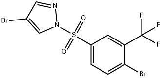 4-Bromo-1-(4-bromo-3-trifluoromethylphenylsulfonyl)pyrazole