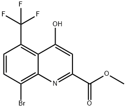 Methyl 8-bromo-4-hydroxy-5-trifluoromethylquinoline-2-carboxylate