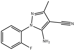 5-Amino-4-cyano-1-(2-fluorophenyl)-3-methylpyrazole