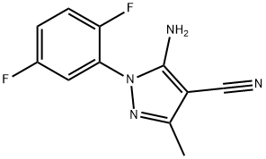 5-Amino-4-cyano-1-(2,5-difluorophenyl)-3-methylpyrazole
