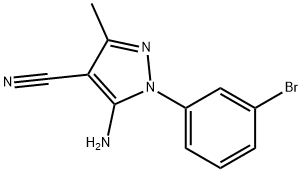 5-Amino-1-(3-bromophenyl)-4-cyano-3-methylpyrazole
