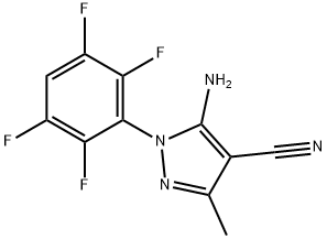 5-Amino-4-cyano-3-methyl-1-(2,3,5,6-tetrafluorophenyl)pyrazole