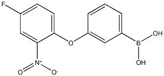 3-(4-Fluoro-2-nitrophenoxy)phenylboronic acid