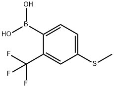 4-(Methylthio)-2-(trifluoromethyl)phenylboronic acid