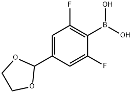 4-(1,3-Dioxolan-2-yl)-2,6-difluorophenylboronic acid