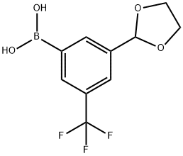 3-(1,3-Dioxolan-2-yl)-5-(trifluoromethyl)phenylboronic acid