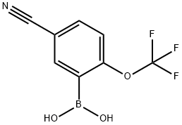 5-Cyano-2-(trifluoromethoxy)phenylboronic acid（contains varying amounts of Anhydride）