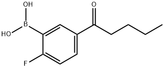 2-Fluoro-5-pentanoylphenylboronic acid