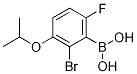 2-Bromo-6-fluoro-3-isopropoxyphenylboronic acid