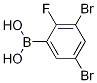 (3,5-Dibromo-2-fluorophenyl)boronic acid(contains varying amounts of Anhydride)