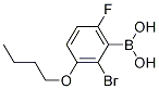 2-Bromo-3-butoxy-6-fluorophenylboronic acid