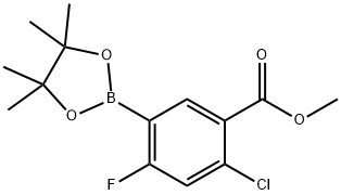 4-Chloro-2-fluoro-5-(methoxycarbonyl)phenylboronic acid, pinacol ester