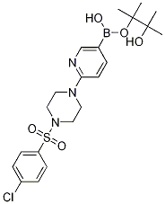 2-[4-(4-Chlorophenylsulfonyl)piperazin-1-yl]pyridine-5-boronic acid, pinacol ester